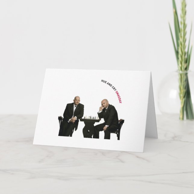 Hue et cri - Xmasday - carte de voeux (Devant)