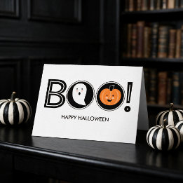 Huez ! Carte de voeux heureuse de Halloween