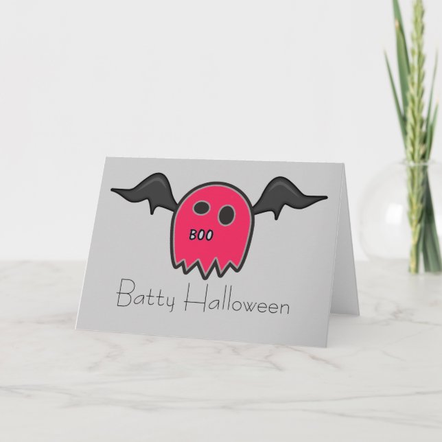 Huez la carte de voeux timbrée de Halloween de (Devant)