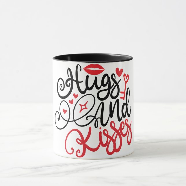 Hug & Kisses mug (Centre)