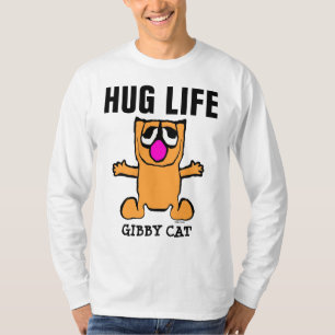 HUG LIFE drôle Gibby T-shirts de chat