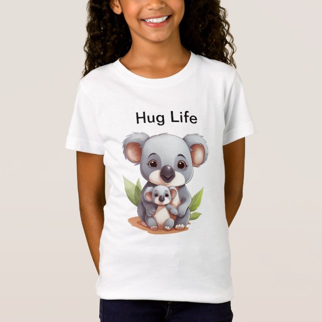 Hug Life Koala - Joli T-shirt Koala drôle pour les (Devant)