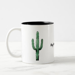 Hug Me Cactus Mug - Conception drôle et audacieuse
