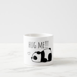 "Hug Me" Cute Minimalist Panda Ceramic Coffee Mug