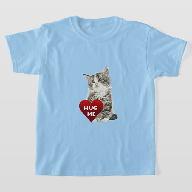 Hug Me - T-Shirt basique pour filles (Poser)