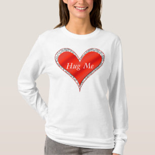 Hug Me Valentine's Day Heart Sweat - shirt à capuc