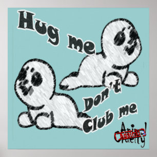 Hug, ne pas faire de club Poster