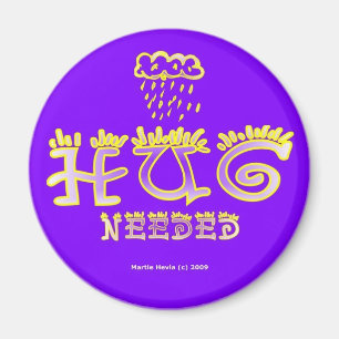 Hug nécessaire (2b) - Aimant rond