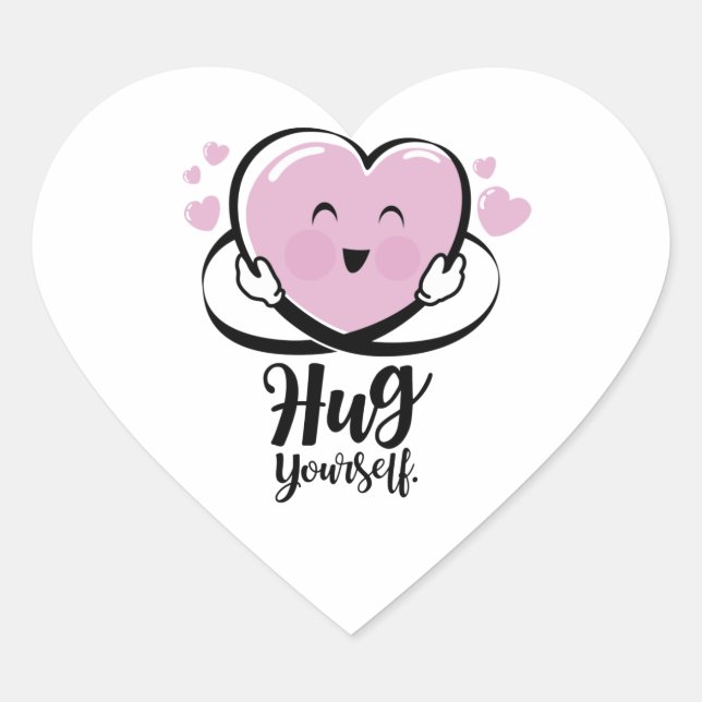 HUG Yourself Sticker (Devant)