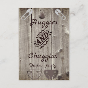 huggies et chuggies invitation