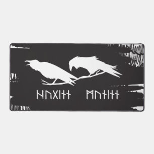 Huginn et Muninn Corbeaux Vikings Encre Norse