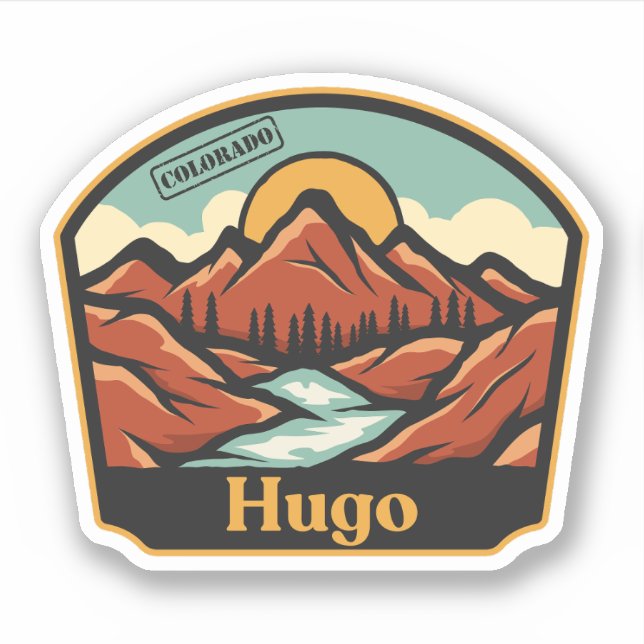 Hugo, Autocollant Colorado (Devant)