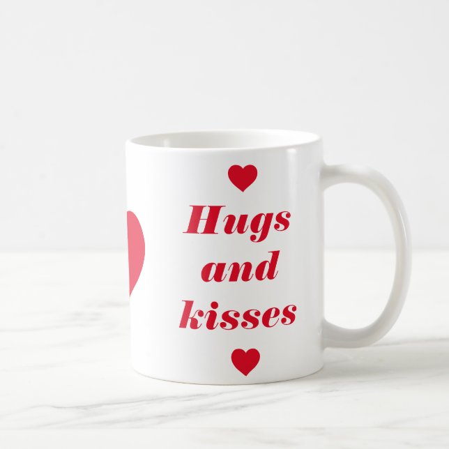 Hugs Et Baisers Mug (Droite)