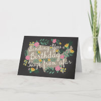 Hugues De La Carte D'Anniversaire Afar