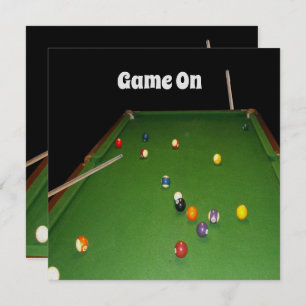 Huile De Table De Huitième Ball Avec Boules Et Coe