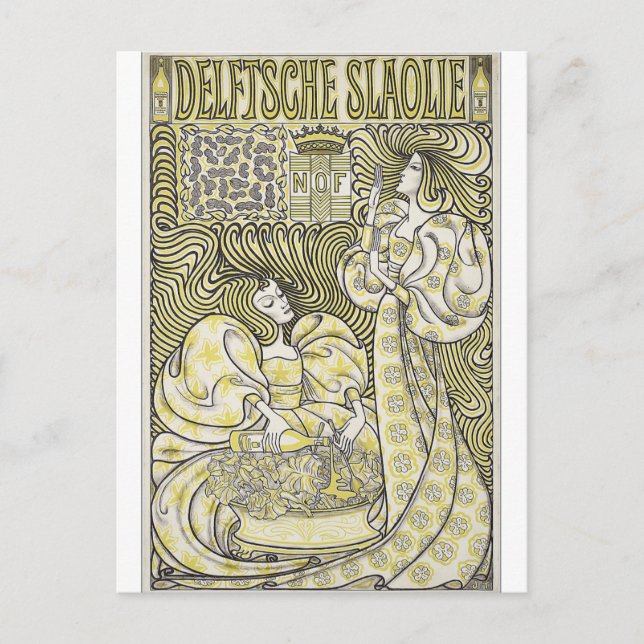 Huile pour salade de Delft par Jan Toorop Carte po (Devant)