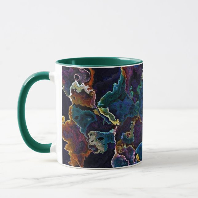 Huile Slick Café Mug (Gauche)