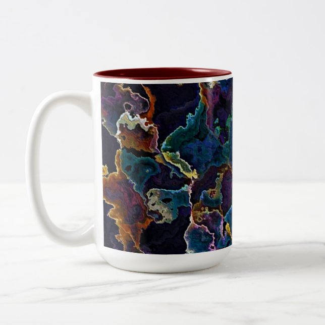 Huile Slick Café Mug (Gauche)
