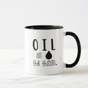 Huilez toute la tasse de choses
