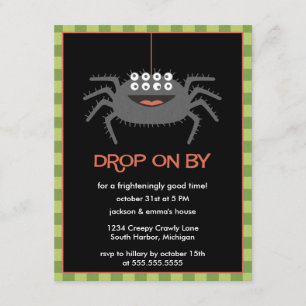 Huit invitations observées mignonnes de partie de