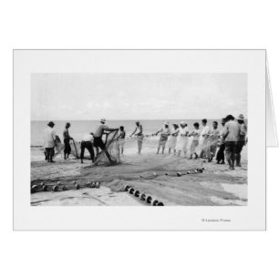 Hukilau Nets hommes Pêche Hawaii Surf photo