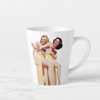 Hula Dancers Vintage Pin Up filles Latte Mug
