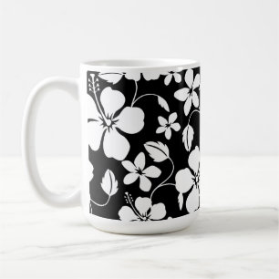 HULA HAÏIENNE (HIBISCUS) MUG DE CAFÉ NOIR