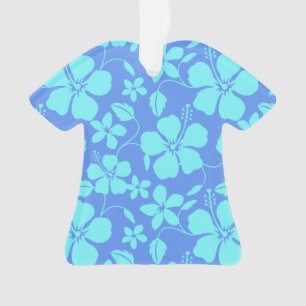 HULA HAWAIEN (HIBISCUS) PERVENCHE/TEAL