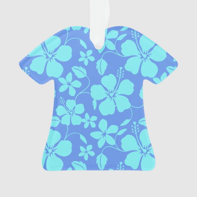 HULA HAWAIEN (HIBISCUS) PERVENCHE/TEAL (devant)