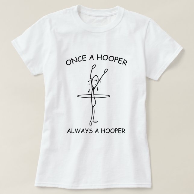 Hula Hoop Hooper Funny T-shirt (Design devant)