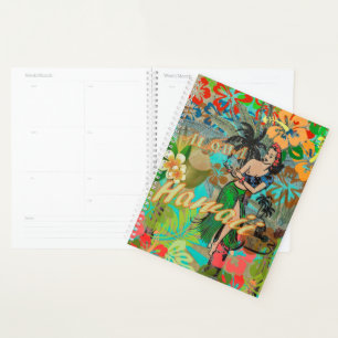 Hula Vintage Floral Graphisme Floral Hawaii