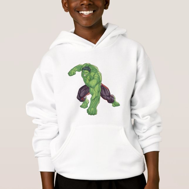 Hulk Smash Boys Hoodie (Devant)