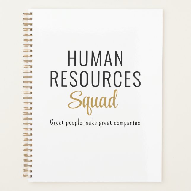 Human Resources Squad with Motivational Quote (Devant)