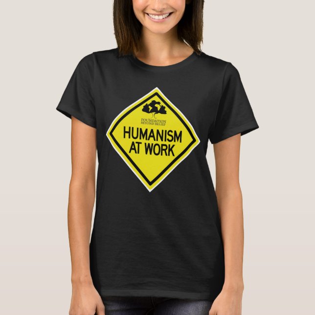 Humanisme au T-shirt des femmes de travail (Devant)