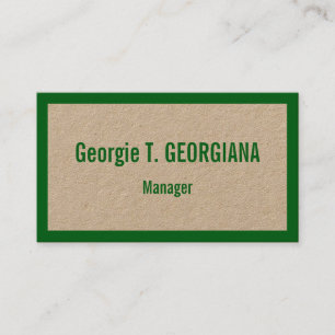 Humble Carte de visite professionnel