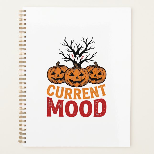 Humeur actuelle Halloween Citrouille Conception de (Devant)