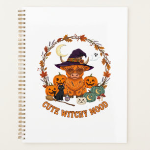 Humeur de sorcière mignonne Halloween Vache des Hi