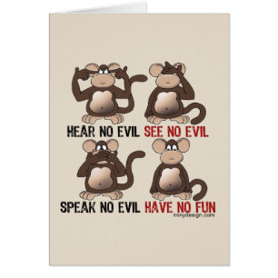 Humeur sage de singes