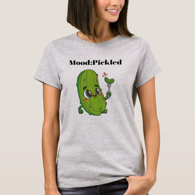 Humeur : T-Shirt Graphique Drôle Mariné (Devant)