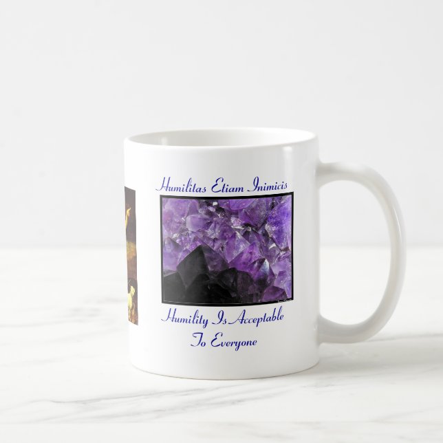 Humilité avec l'améthyste - tasse - paroisse (Droite)