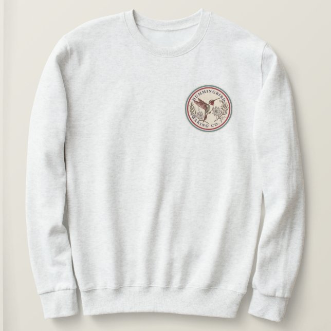 Hummingbird Baking Co - Adult Sweatshirt (Design devant)