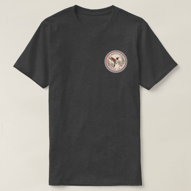 Hummingbird Baking Co Mens T-Shirt (Design devant)