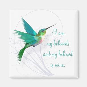 Hummingbird Swirl Magnet ~ Mon Bien-Aimé