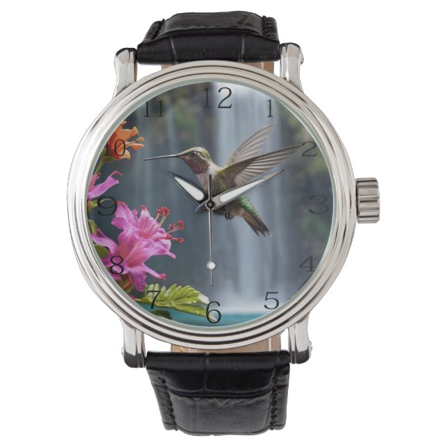 Hummingbird Waterfall Park, Montres (devant)