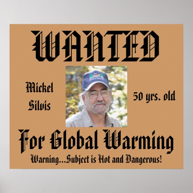 Humor Personalized Wanted Poster (Devant)