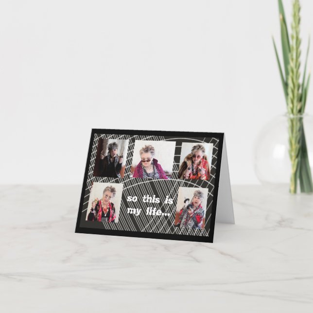 Humoristique Donc c'est la carte de voeux pliée à  (Devant)