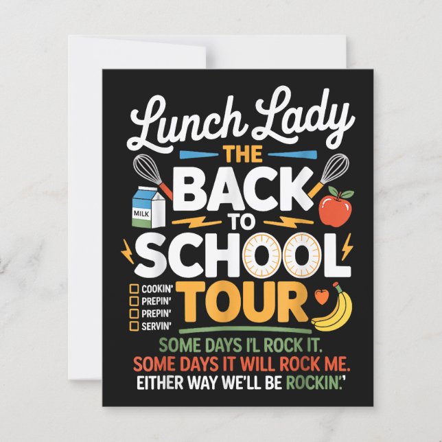 Humour alimentaire Retour à l'école (Devant)