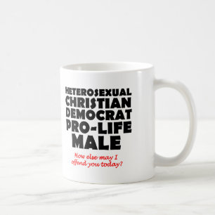 Humour chrétien masculin offensif de tasse de