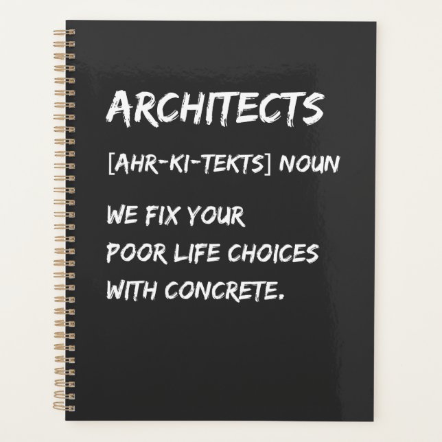 Humour d'architecte – Nous corrigeons vos choix de (Devant)
