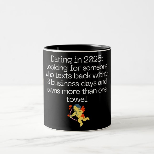 Humour Dating moderne café Mug | Plaisanterie text (Centre)